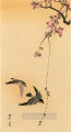 flor de cerezo con pájaros Ohara Koson Shin hanga